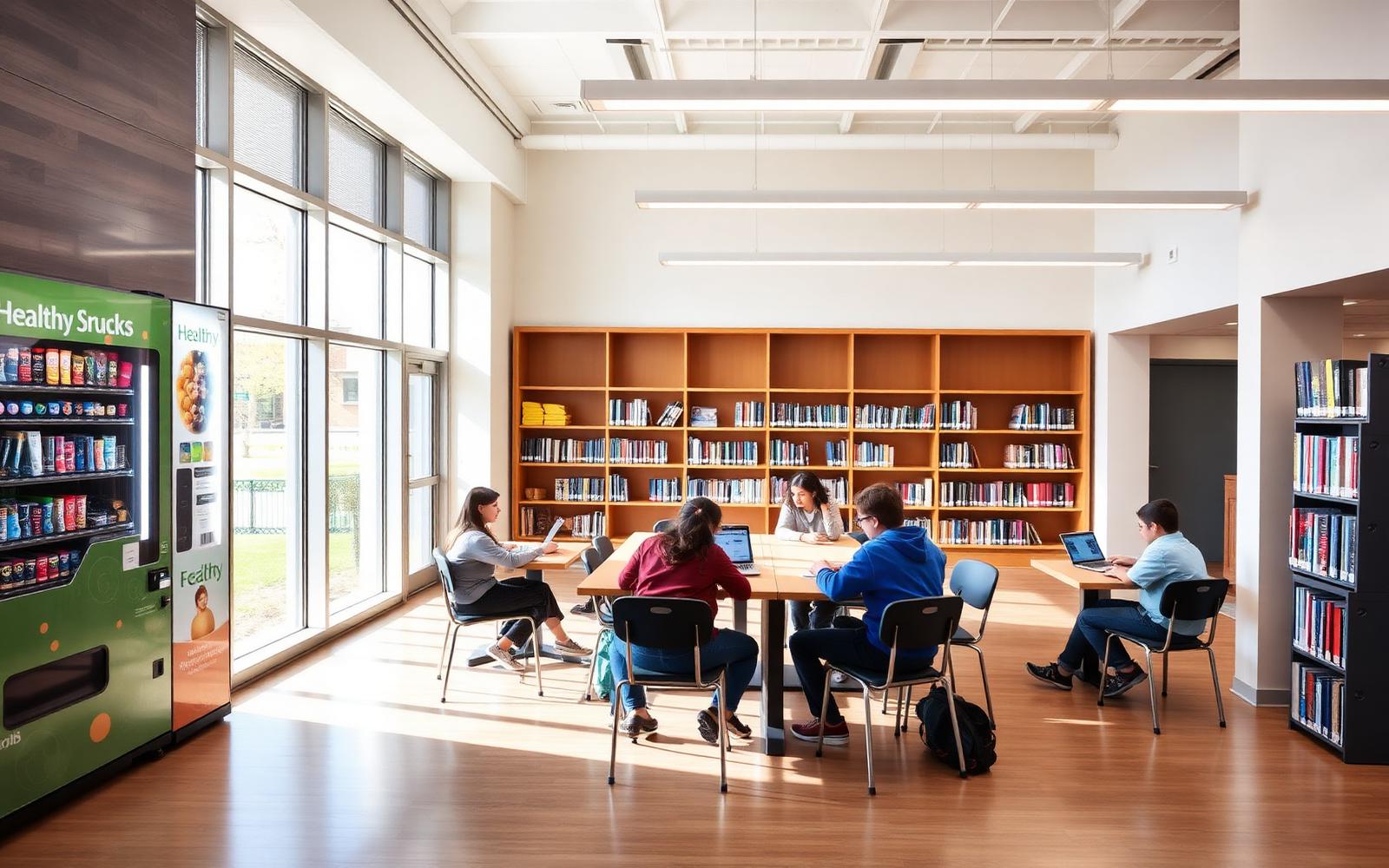 Schools & Libraries refreshment setup by Alcove Group